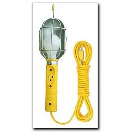 BAYCO Trouble Light 50Ft 18/3 Metal Cage W/Tap SL-426